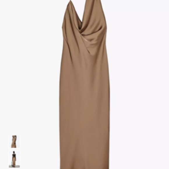 Halter Cowl-Back Dress - Picture 6 of 6